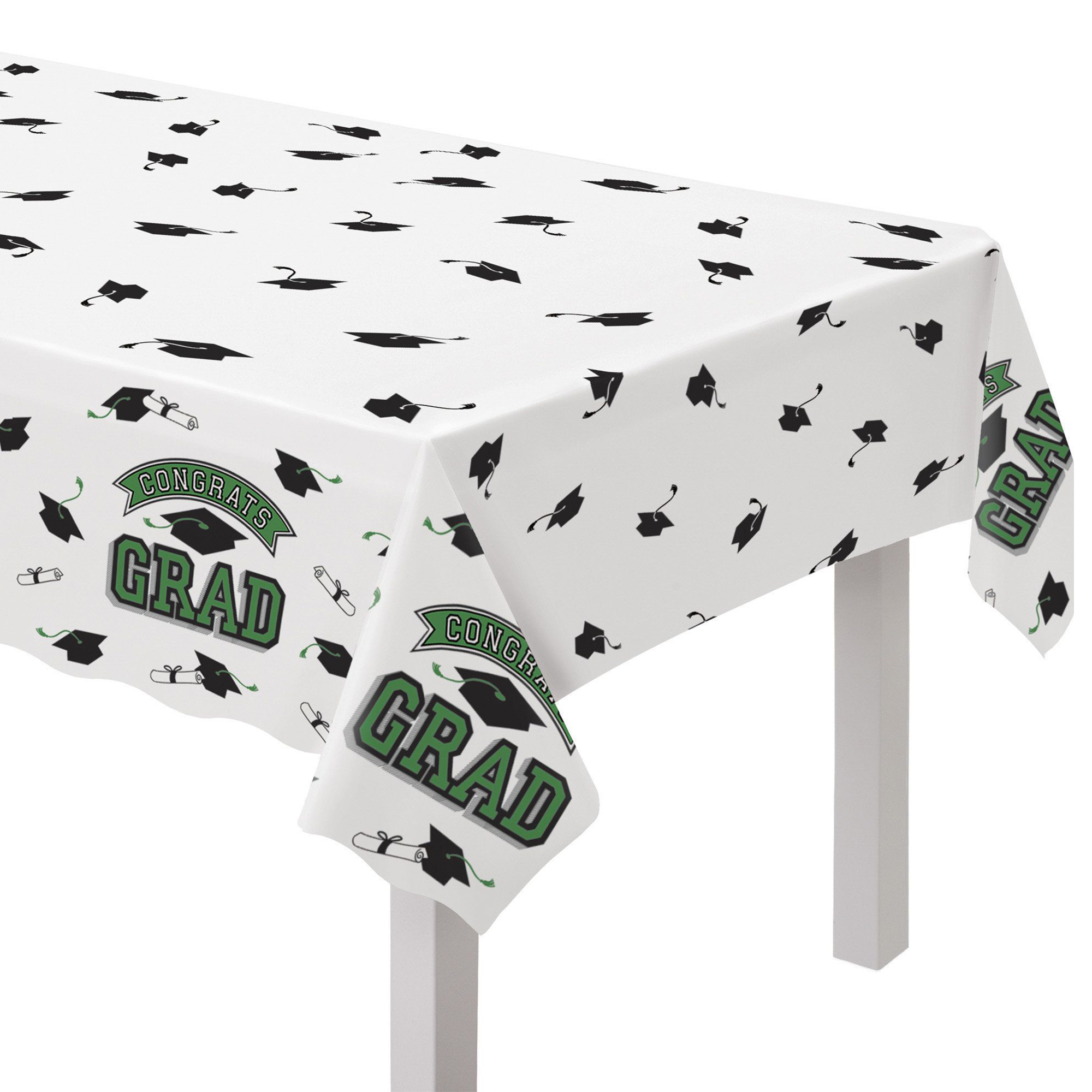 Green Graduation Table Cover